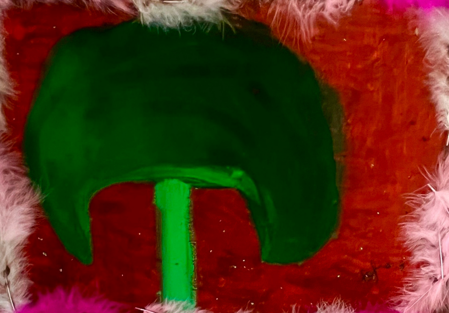 Feathered Tree Original 30x30"