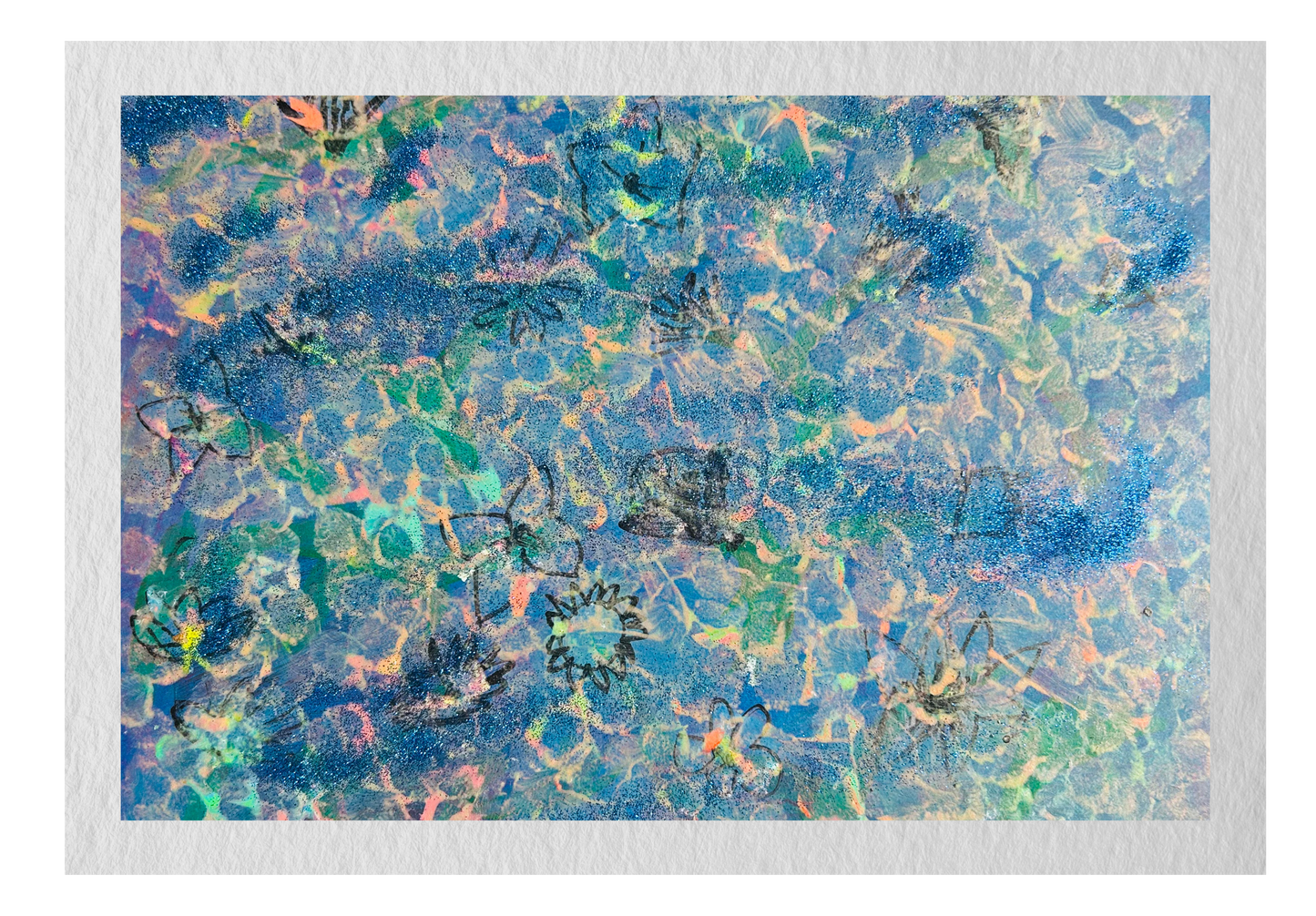 Celestial Pond - Museum-quality matte paper poster