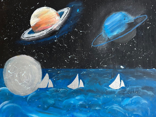 The Story of a Painting: “Portal of the Tides” 🌊✨