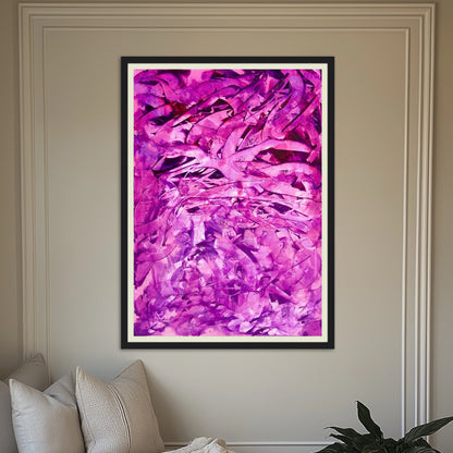 Wings Over the Purple Sea - Original 50X70cm