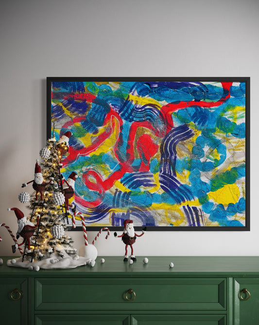 The Maze 40x30cm Lost in a maze — but there’s always a way out