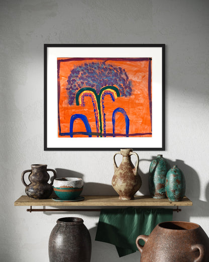 Fountain Tree - Original 40 x 30