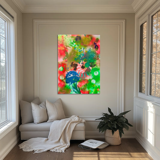 Painting on canvas very colorfoul